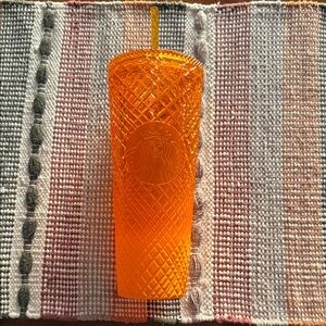 Starbucks Radiant Orange Textured Tumbler